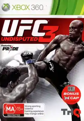 UFC Undisputed 3 (USA) box cover front